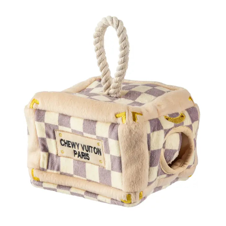 Chewy Vuitton Checker Trunk
